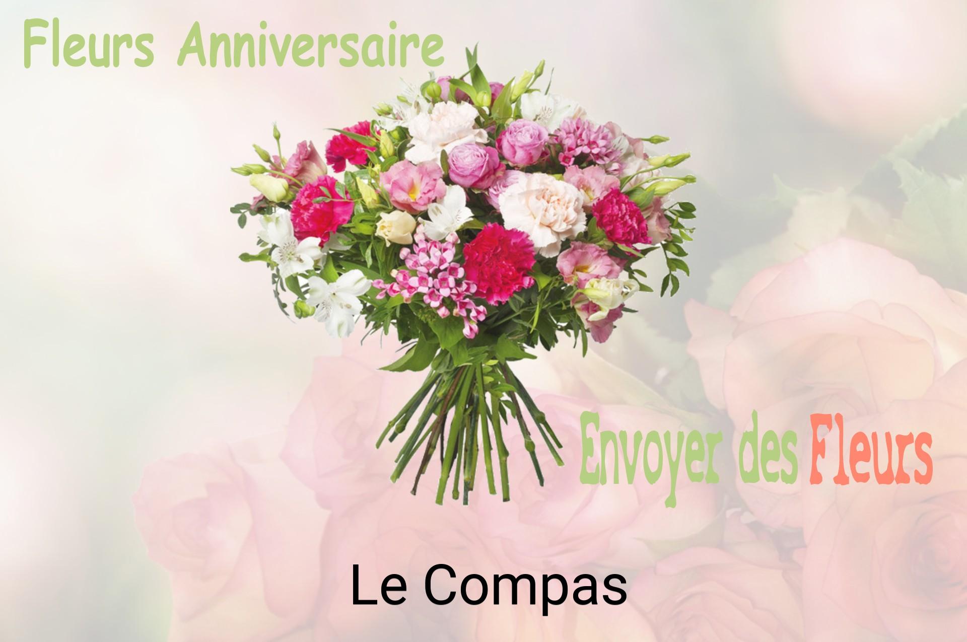 Bouquet de fleurs d’anniversaire livré à Le Compas